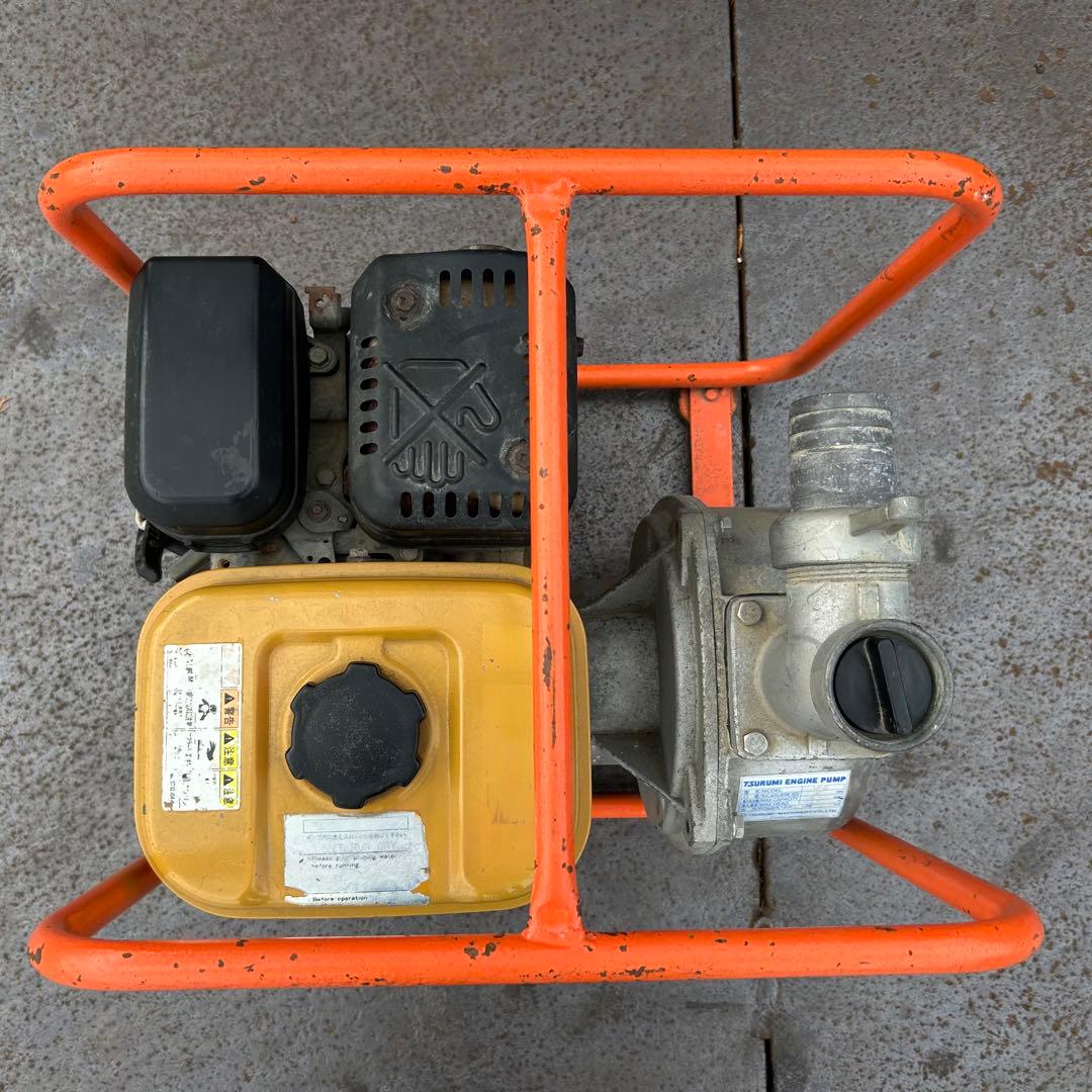 【状態良好】エンジンポンプ　TSURUMI　LA50A　2011年製　ホース付属
