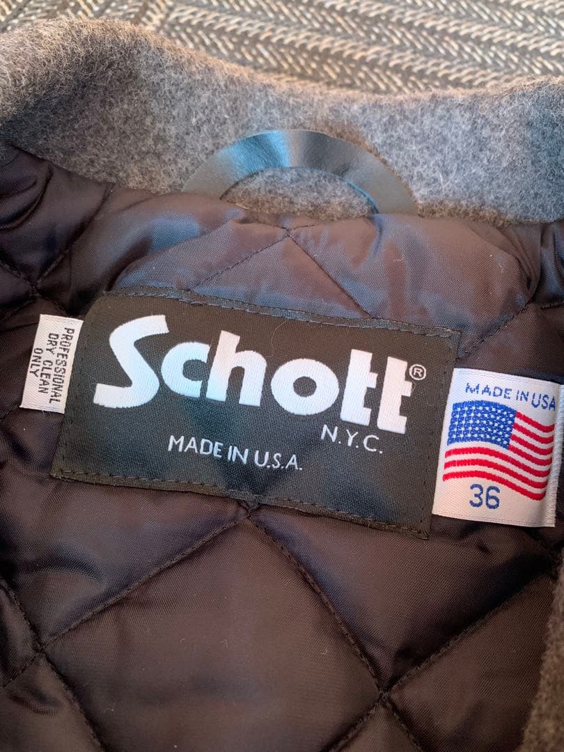 SCHOTT ショット シングルピーコート 75624 36 USA製