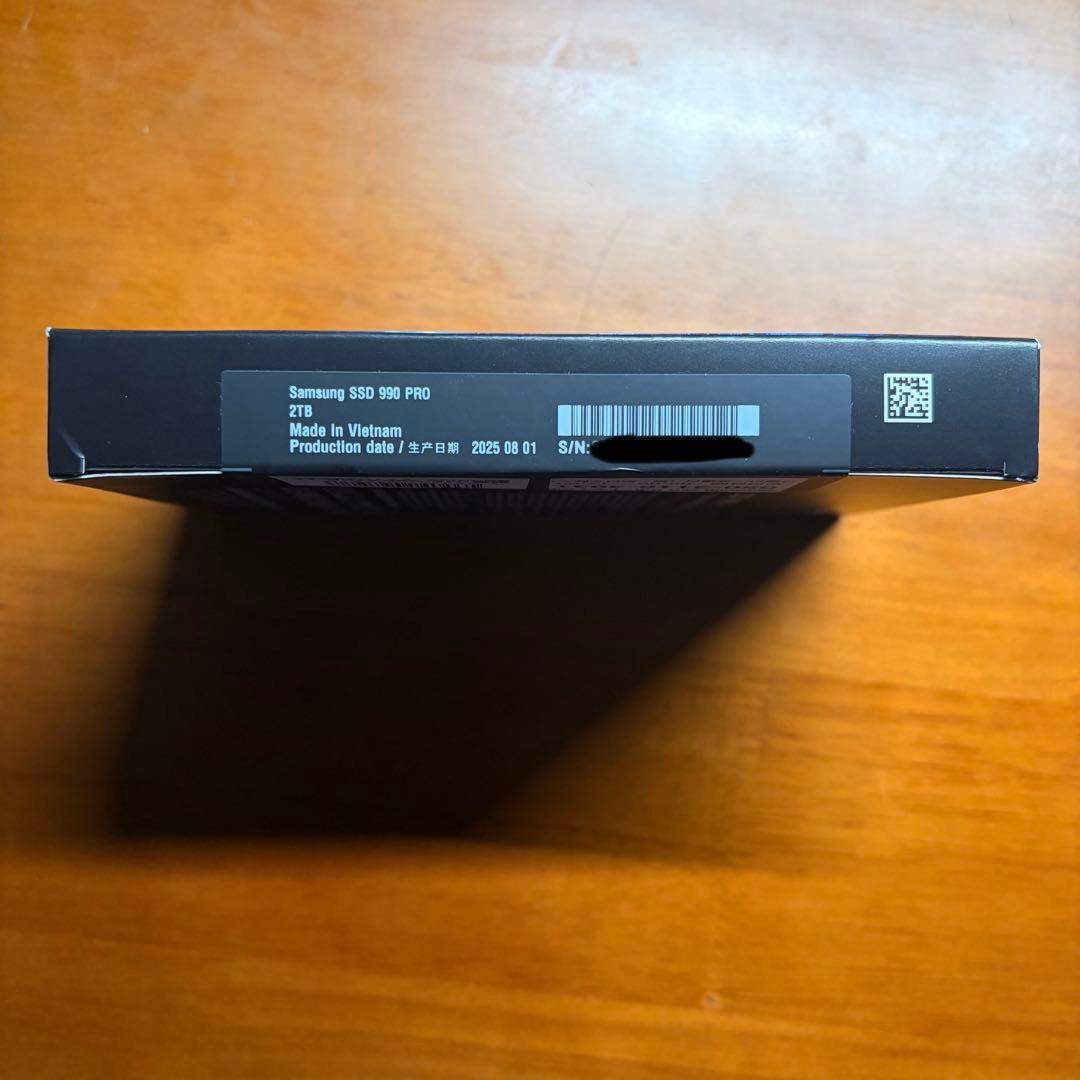 Samsung 990 PRO 2TB M.2 NVMe SSD 新品保証書付き