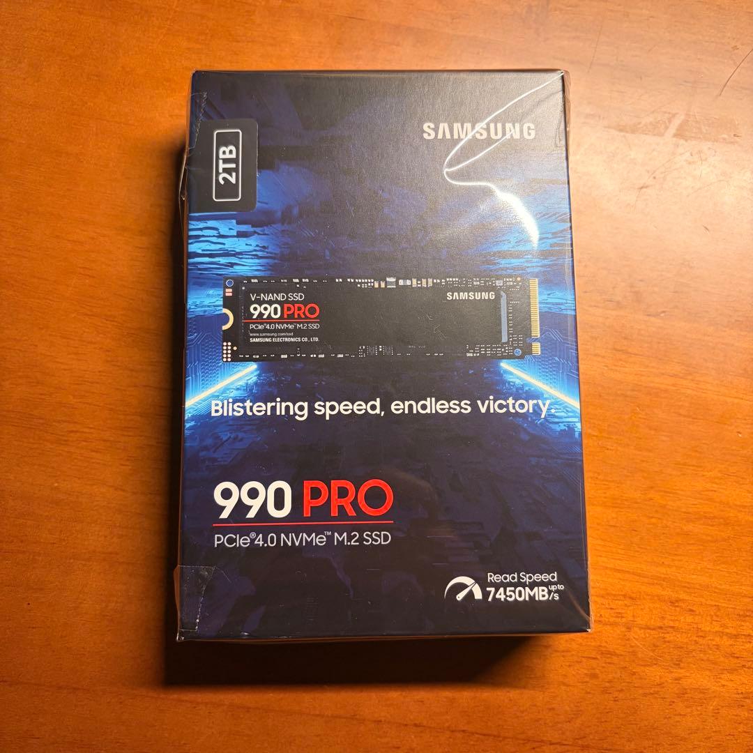 Samsung 990 PRO 2TB M.2 NVMe SSD 新品保証書付き