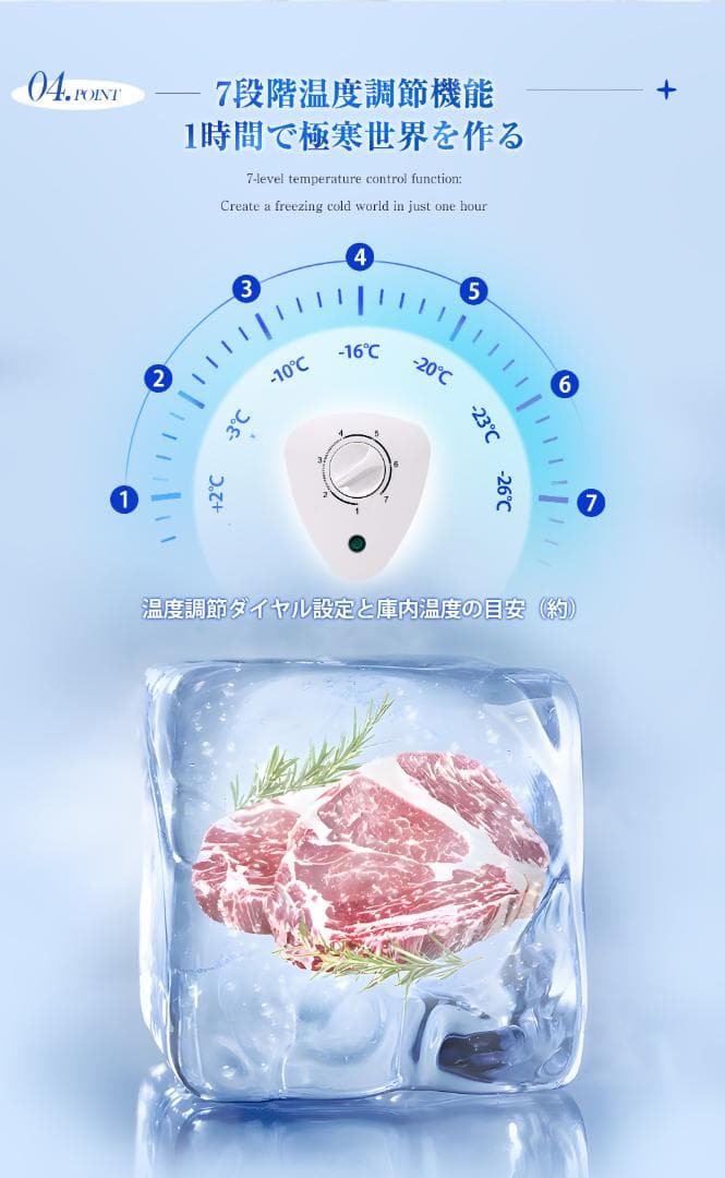 冷凍庫 198L 家庭用 業務用 ノンフロン チェストフリーザー 上開き