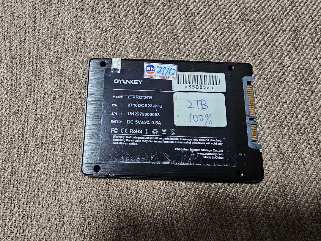 2TB SATA SSD（2テラバイト SATA SSD