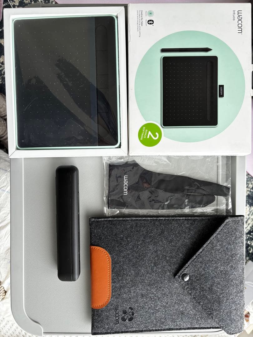 Wacom Intuos S ミントグリーン ワイヤレス 豪華付属品セット