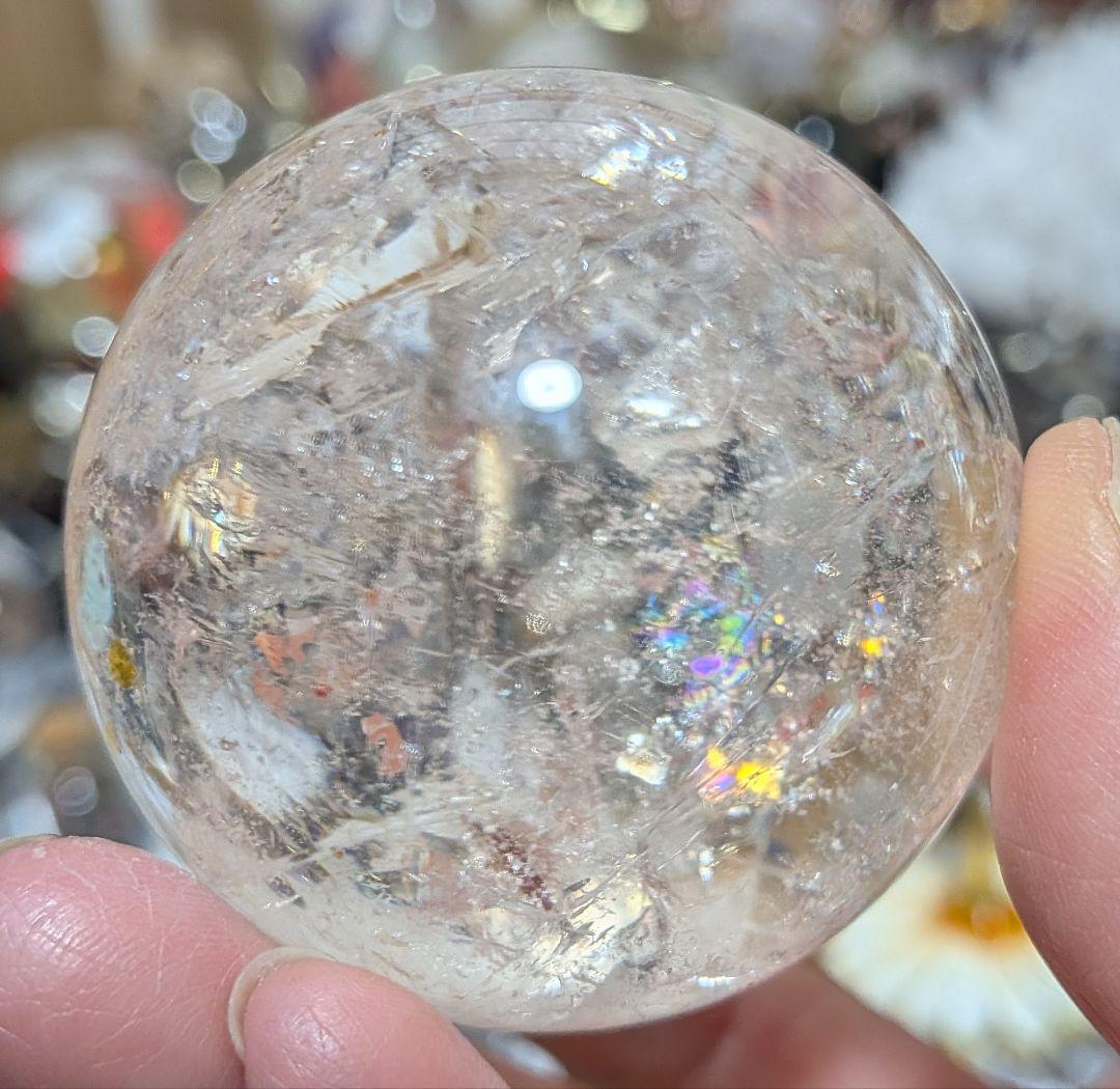 アゼツライト☆スフィア☆アメリカ産☆高品質☆台座つき☆