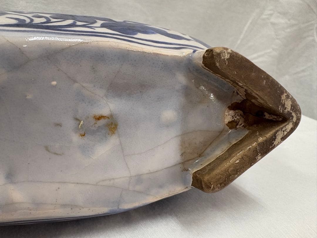 青花　水指　水器　古美術　水注　花瓶　文房具