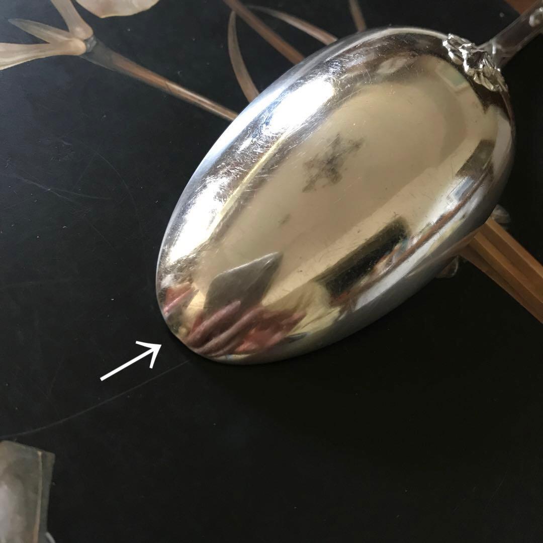 Puiforcat ピュイフォルカ／「アイリス」純銀製 カトラリー ２本セット