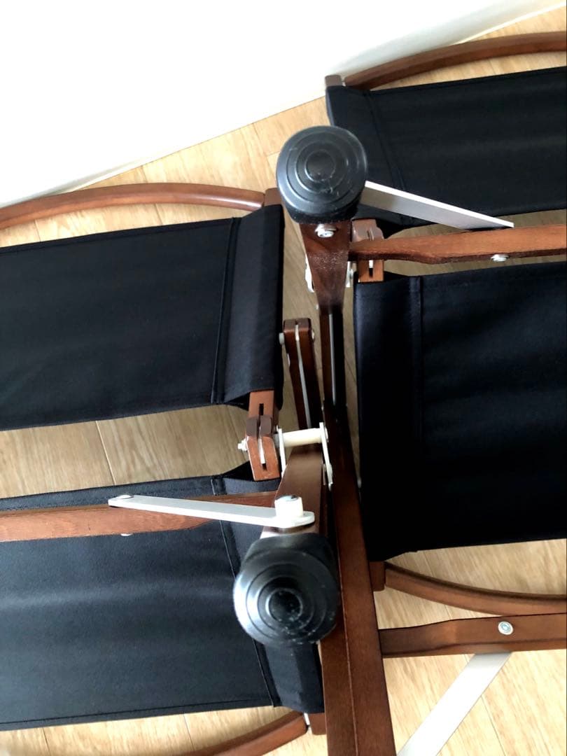 ２脚セット　未使用　開封済　カーミットチェア　同規格品　オーク　収納袋あり