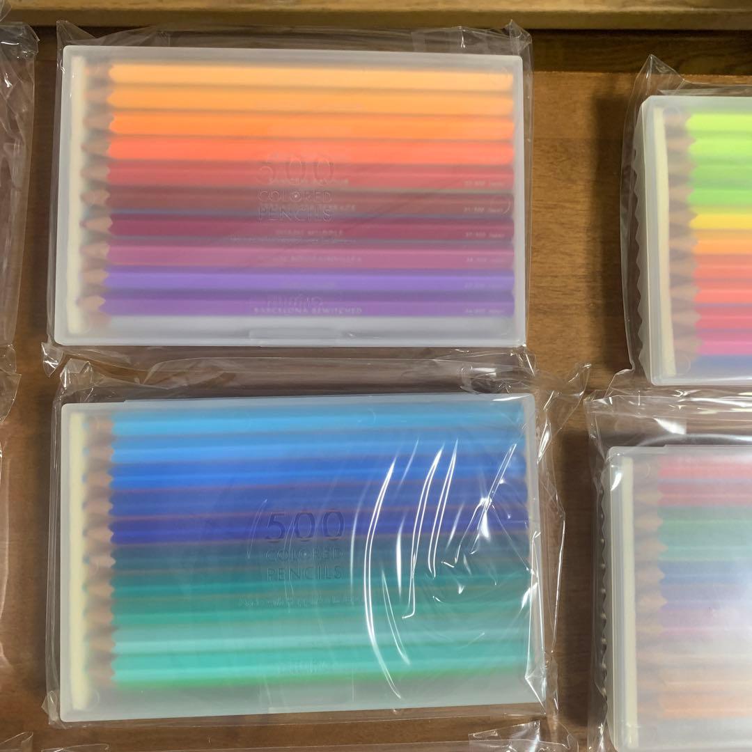 500本 カラフル色鉛筆セット