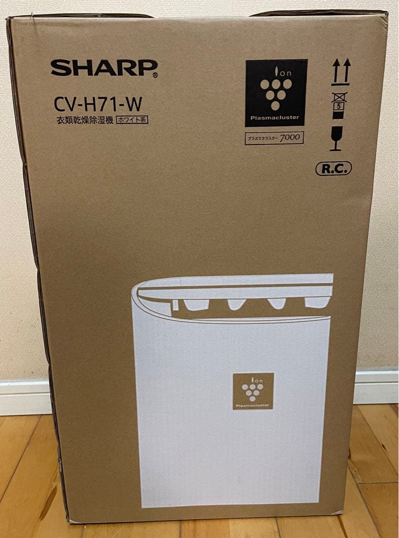 衣類乾燥機　SHARP CV-H71-W