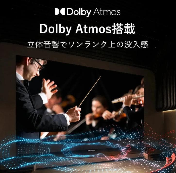 【クークー】PHILIPS チューナーレステレビ PUH7169 43型