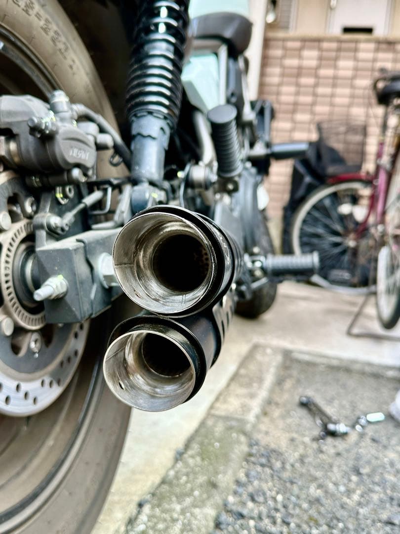 カワサキ エリミネーター400 用カスタムマフラー EL400-V1