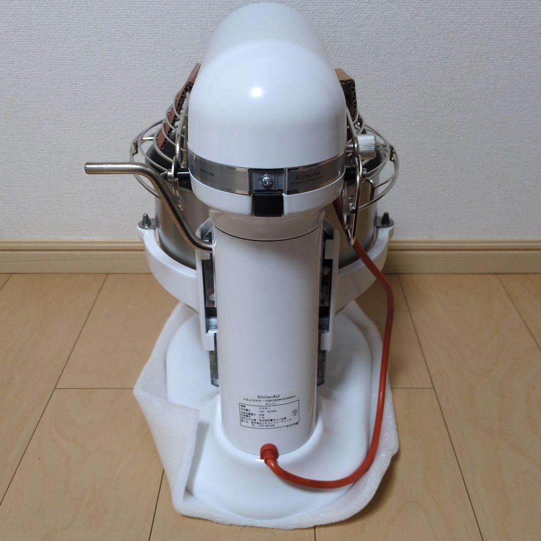 新品未使用のキッチンエイド業務用 7.6Lスタンドミキサー　KSM8WH
