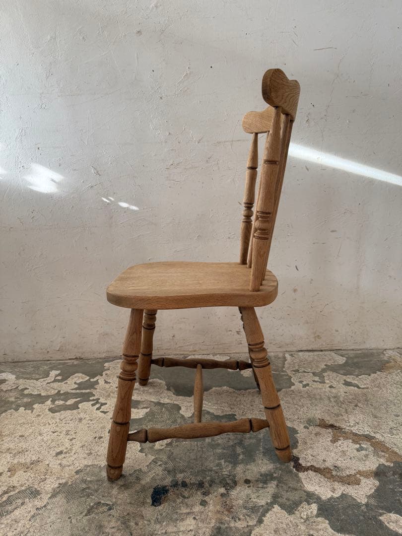 ビンテージ　ダイニングチェア　カフェチェア　剥離加工　no1