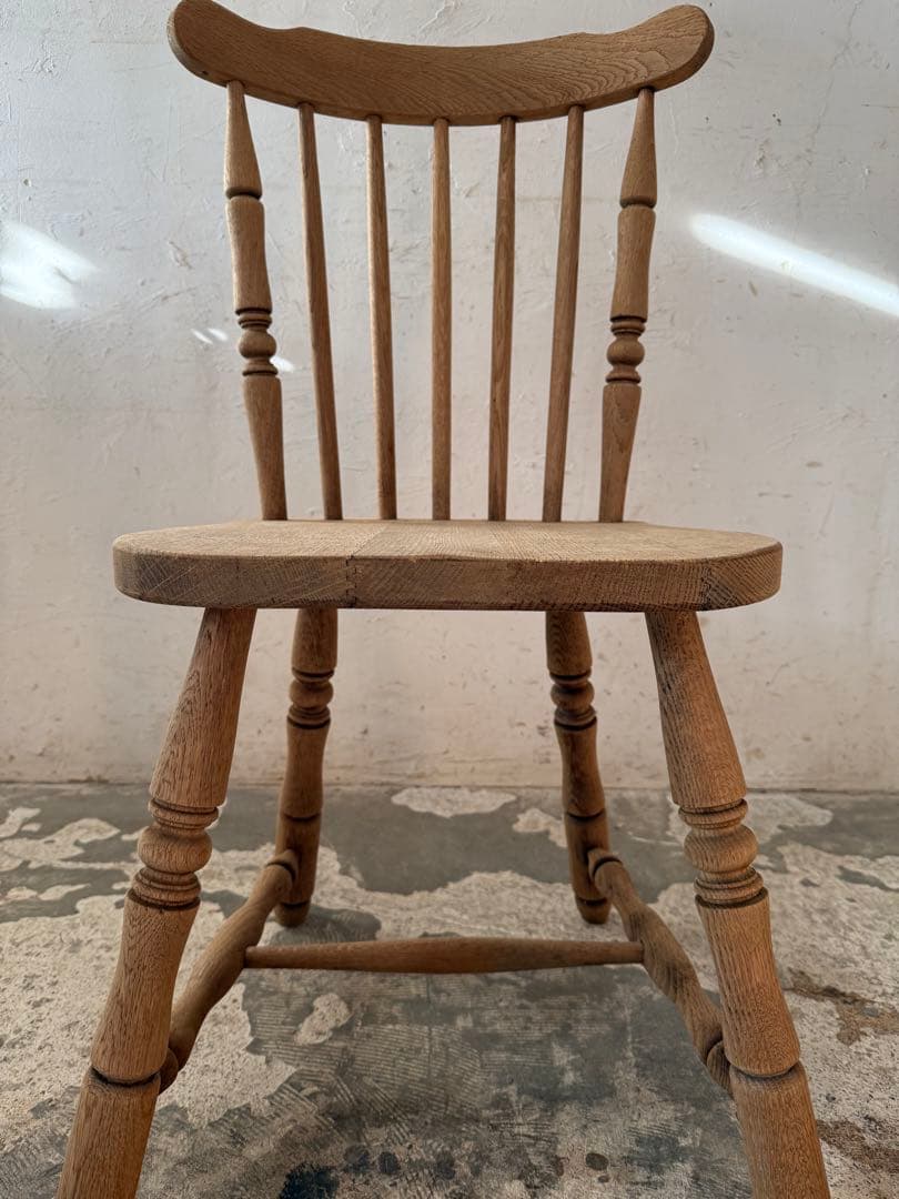 ビンテージ　ダイニングチェア　カフェチェア　剥離加工　no1