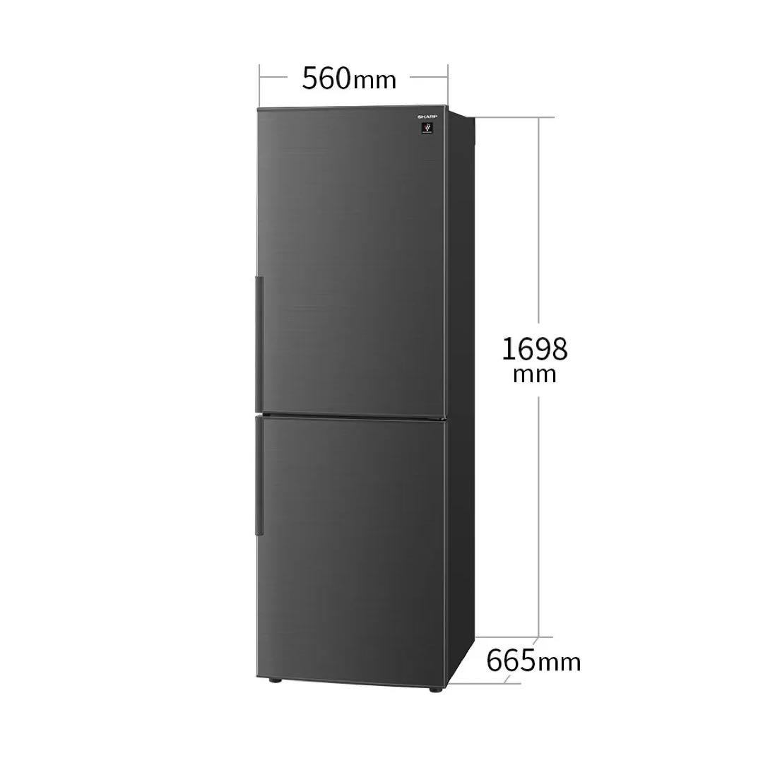 SHARP★冷凍冷蔵庫★SJ-AK31F★ブラック★310L★プラズマクラスター