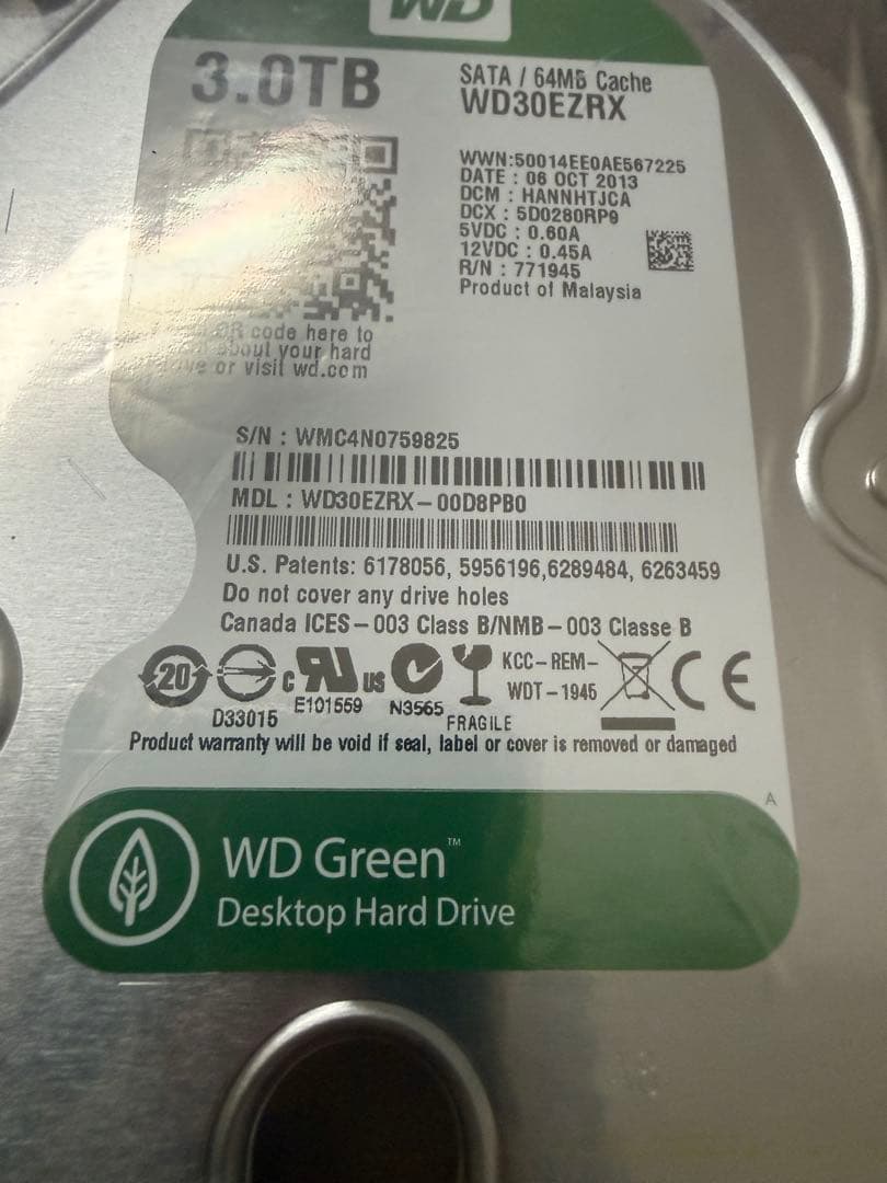 ✨未開封未使用✨WD3.0TB 3.5インチSATA HDD