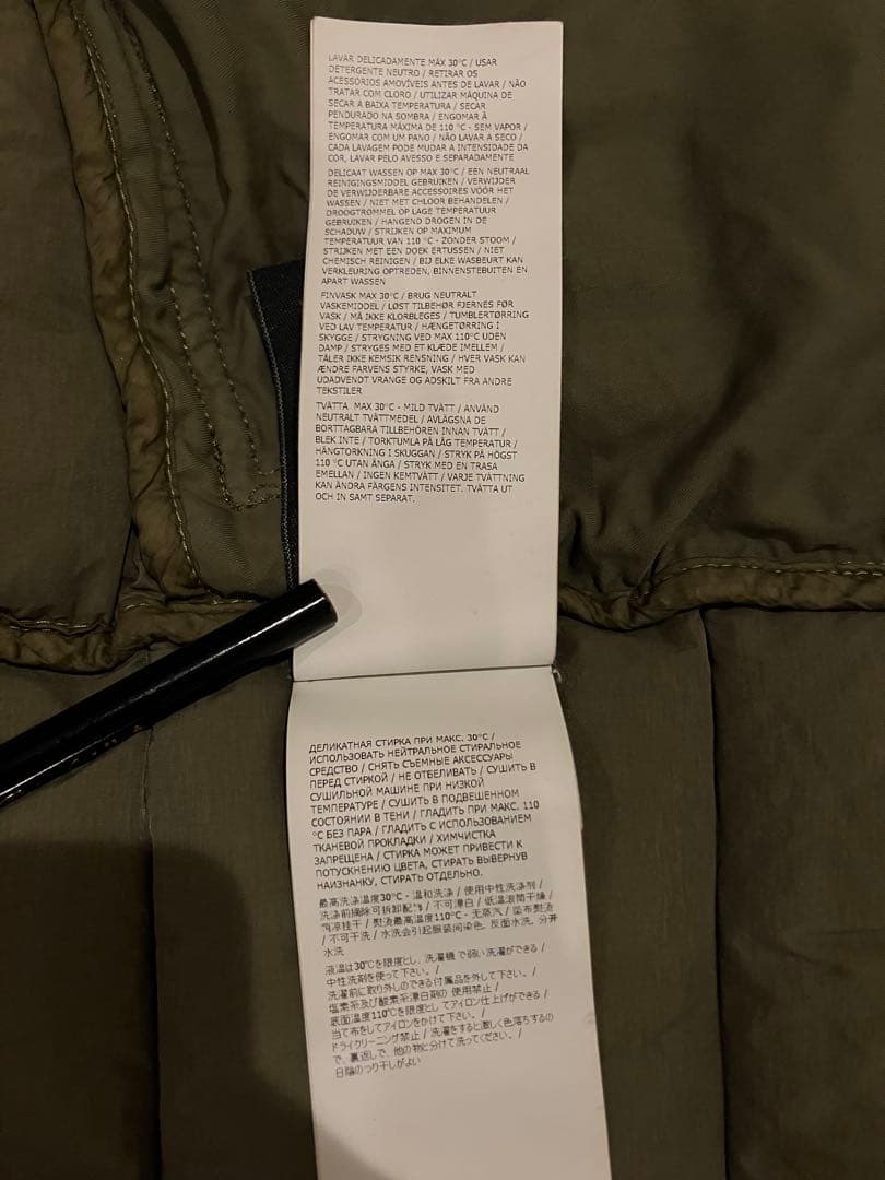 STONE  Sサイズ Loom Woven ダウンストレッチ