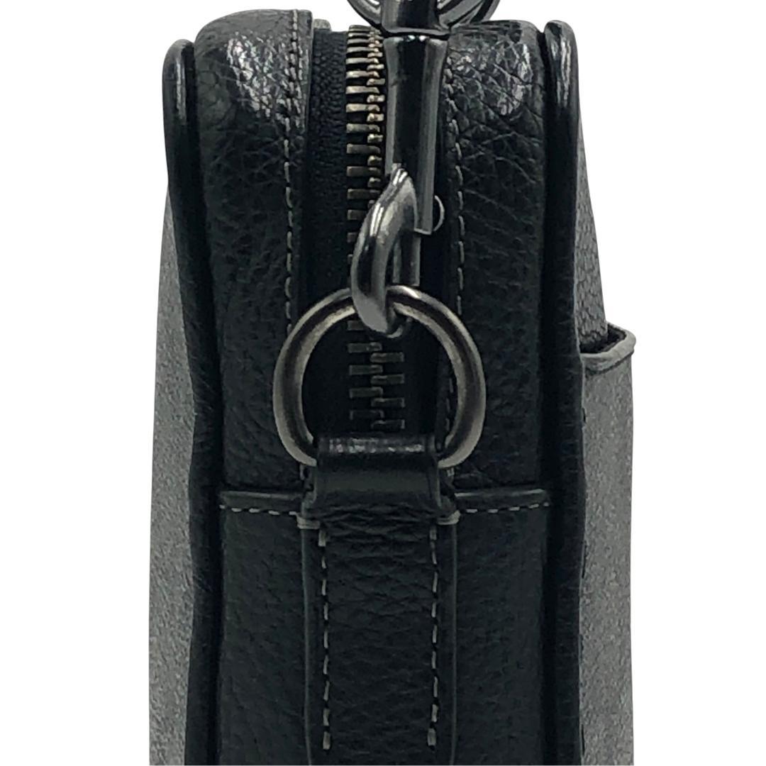 【極美品】COACHコーチ　クロスボディ　メンズショルダーバッグ　PVC×レザー