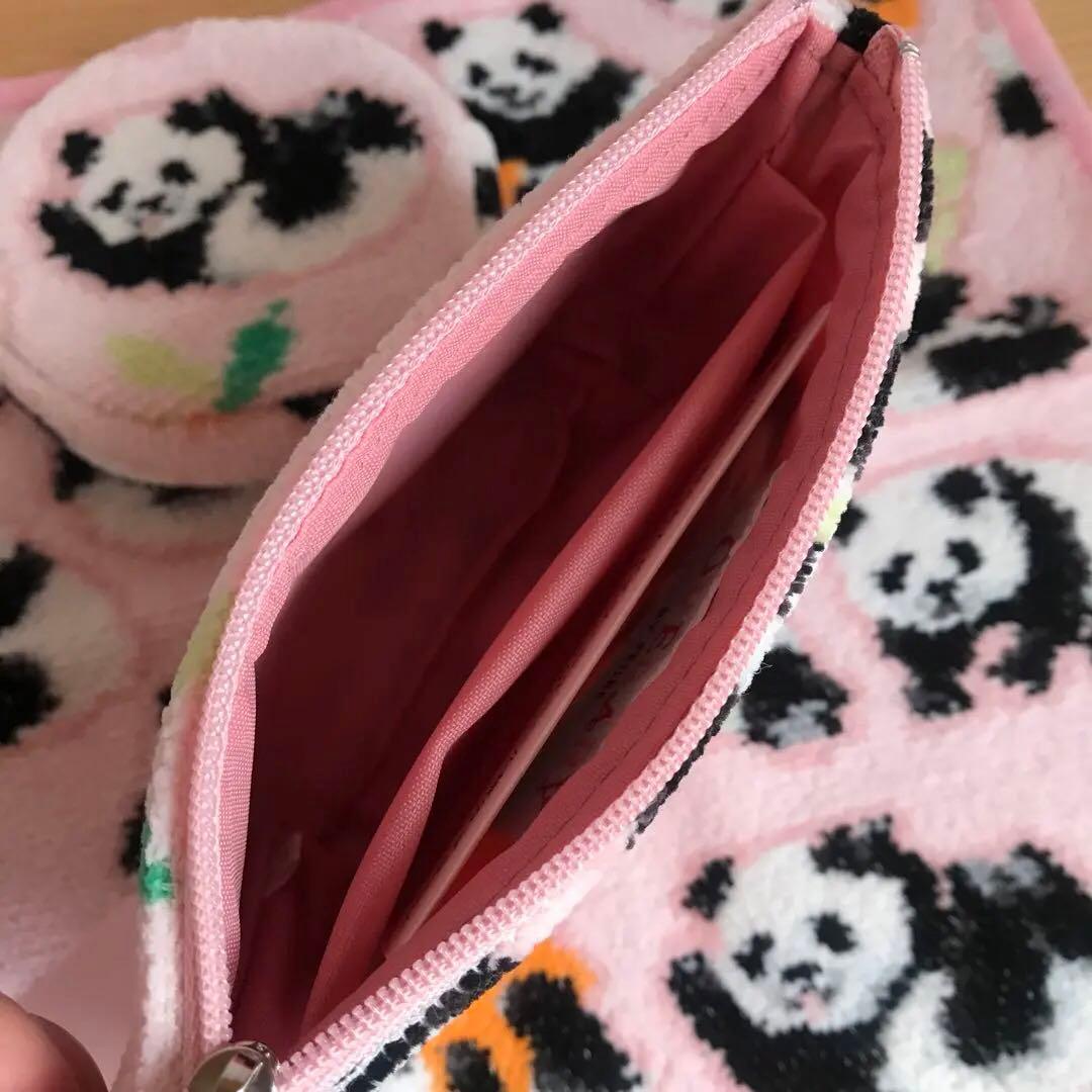 FEILER コロコロパンダ ハンカチ·ポーチ·サークルポーチ 3点set