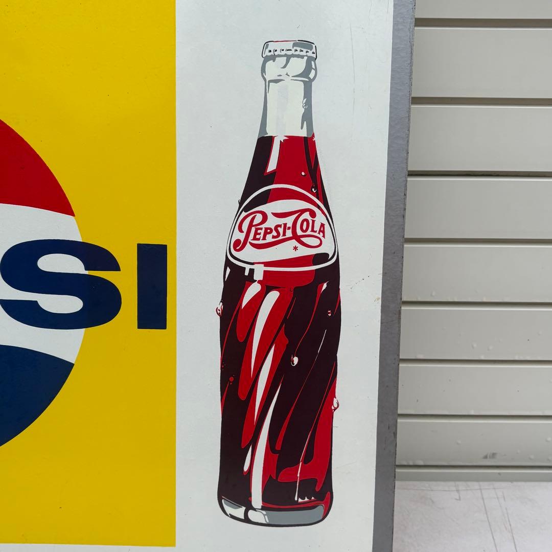 希少■昭和レトロ■状態良品■昔のペプシの看板■