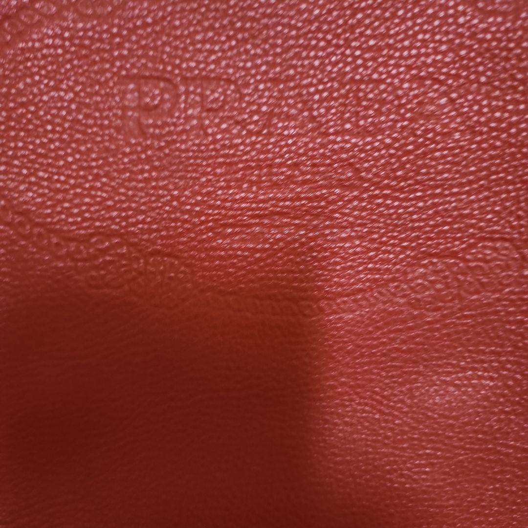 PRADA レザー バッグ レッド