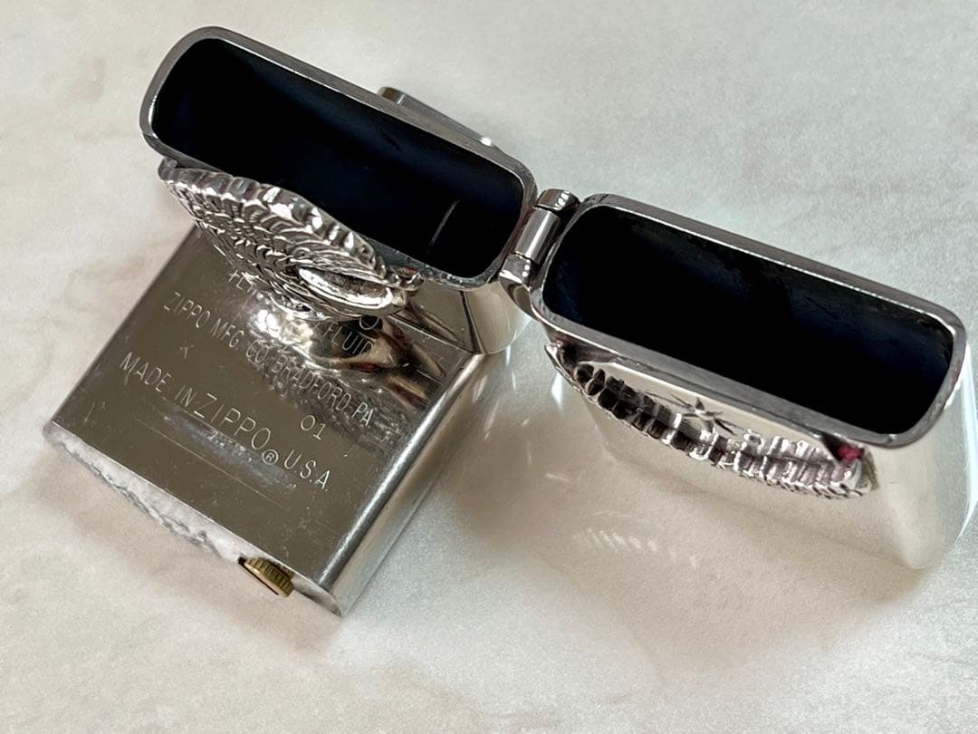 ZIPPO超希少スターリングシルバー925イーグル 超重量