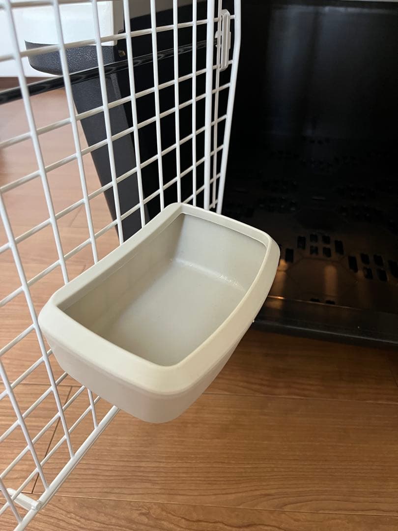 【美品】ペットキャリー キャスター付き ゲージ ペットハウス 飛行機