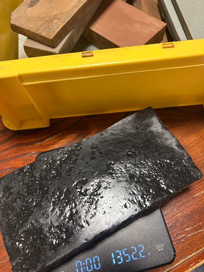 最高級品 対馬砥石 中砥から仕上げ6000以上 大和 1352g 天然砥石