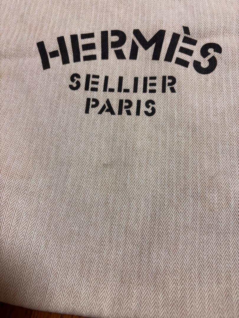 HERMÈS SELLIER エコバッグ ベージュ