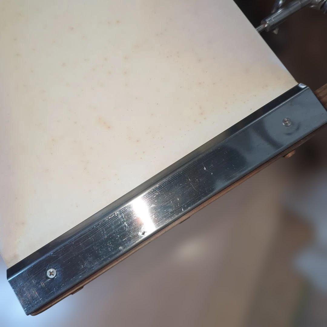 麺切りカッター　麺切り台　完動品　台の下部の横木が１本欠品