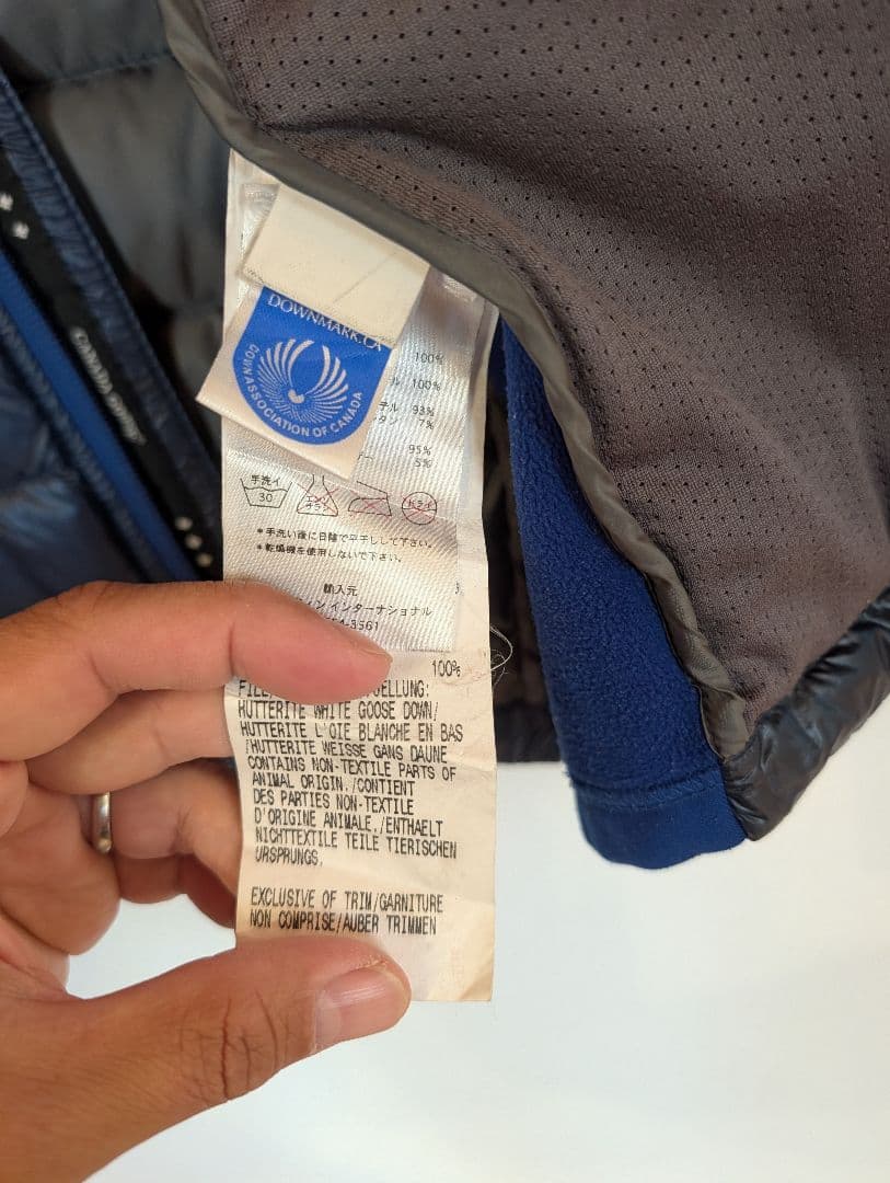カナダグース   ダウンジャケット XS　ネイビー
