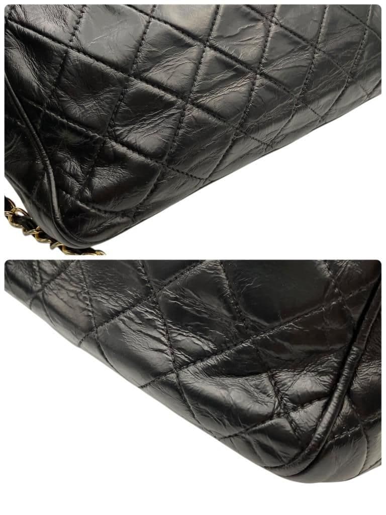 美品 CHANEL マトラッセ チェーン ショルダー フリンジ シール有