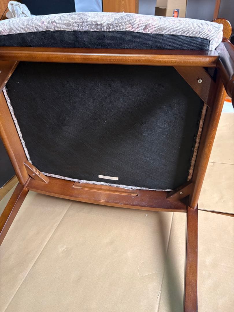 カリモク karimoku コロニアル アームチェア 花柄 椅子