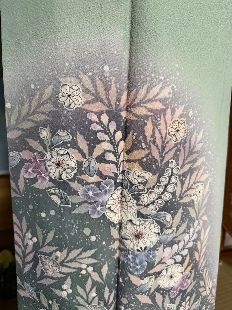 訪問着フルセット　辻ヶ花　翠山工房　落款入り　やまと誂製　トールサイズ