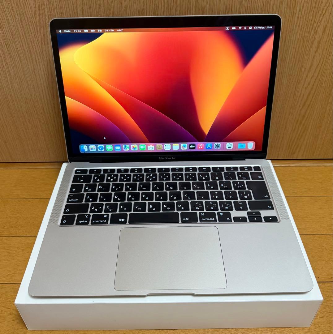 半使用近いMacbook air M1-16-256 Office付き