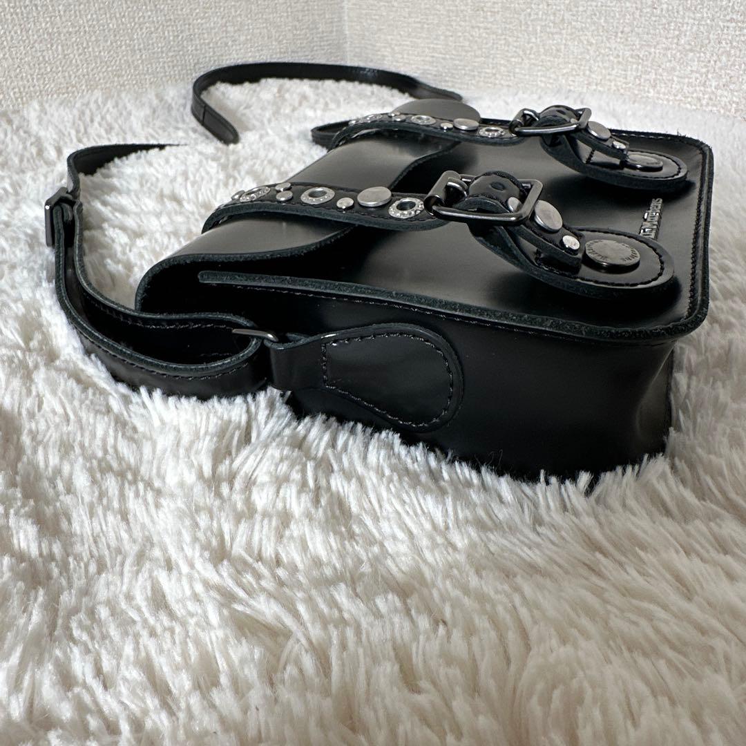 Dr. Martens ショルダーバッグ スタッズ Y2K レザー ブラック