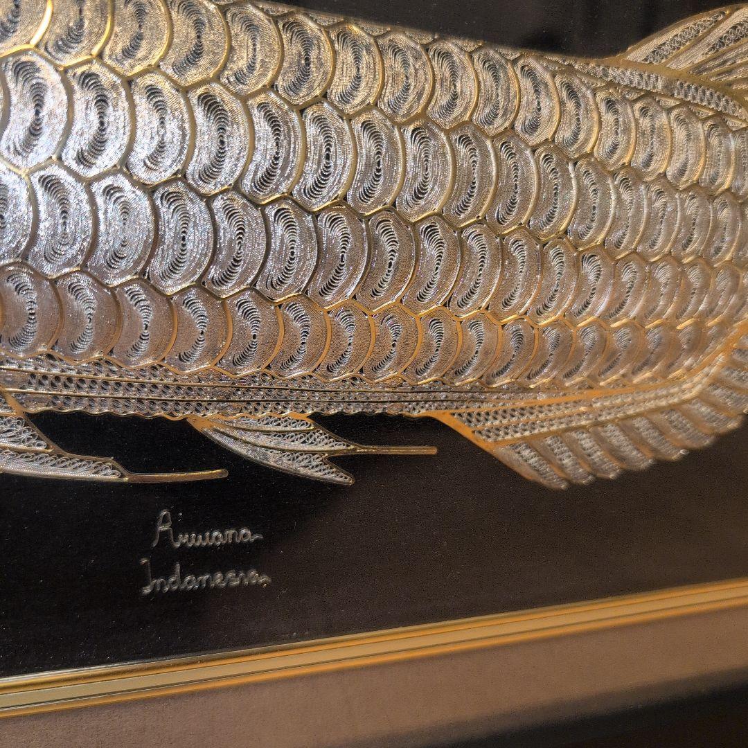 f*n様 アロワナ ワイヤーアート