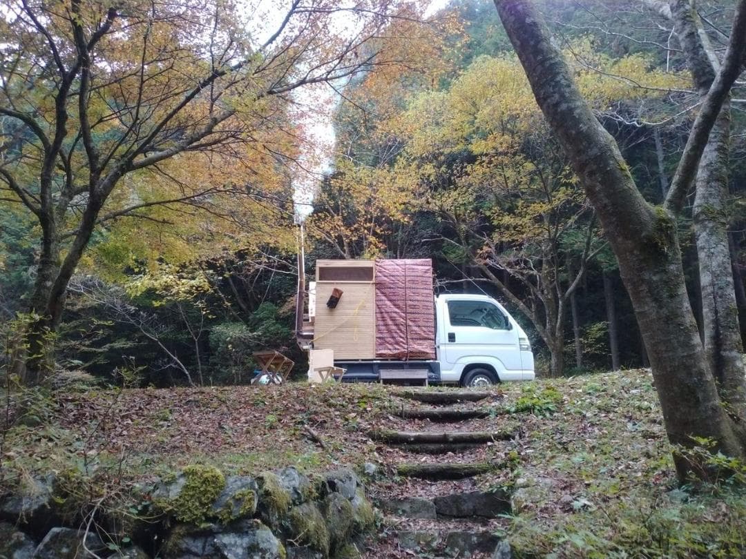 軽トラサウナ