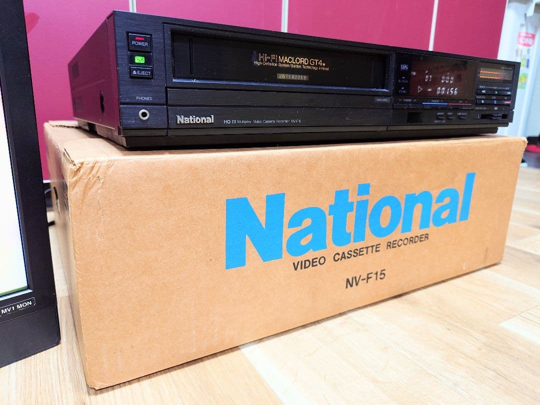 ★【未使用に近い】★ NATIONAL NV-F15/VHS/再生確認済み】