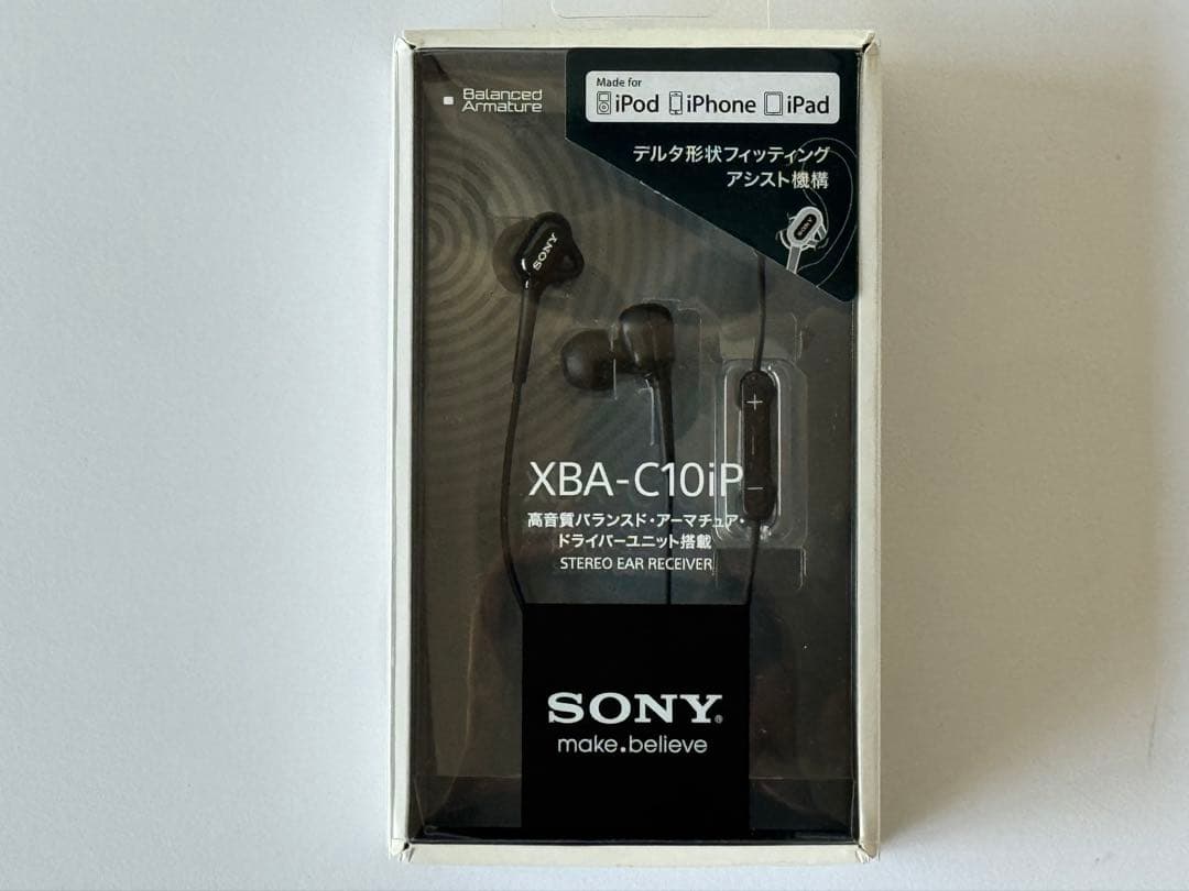 [新品]Sony 有線イヤホン　XBA-C10iP