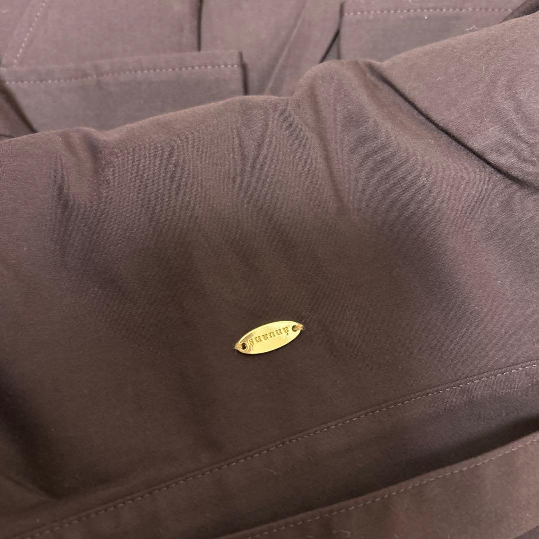 新品　anuans スタンダードシャツ　brown ブラウン