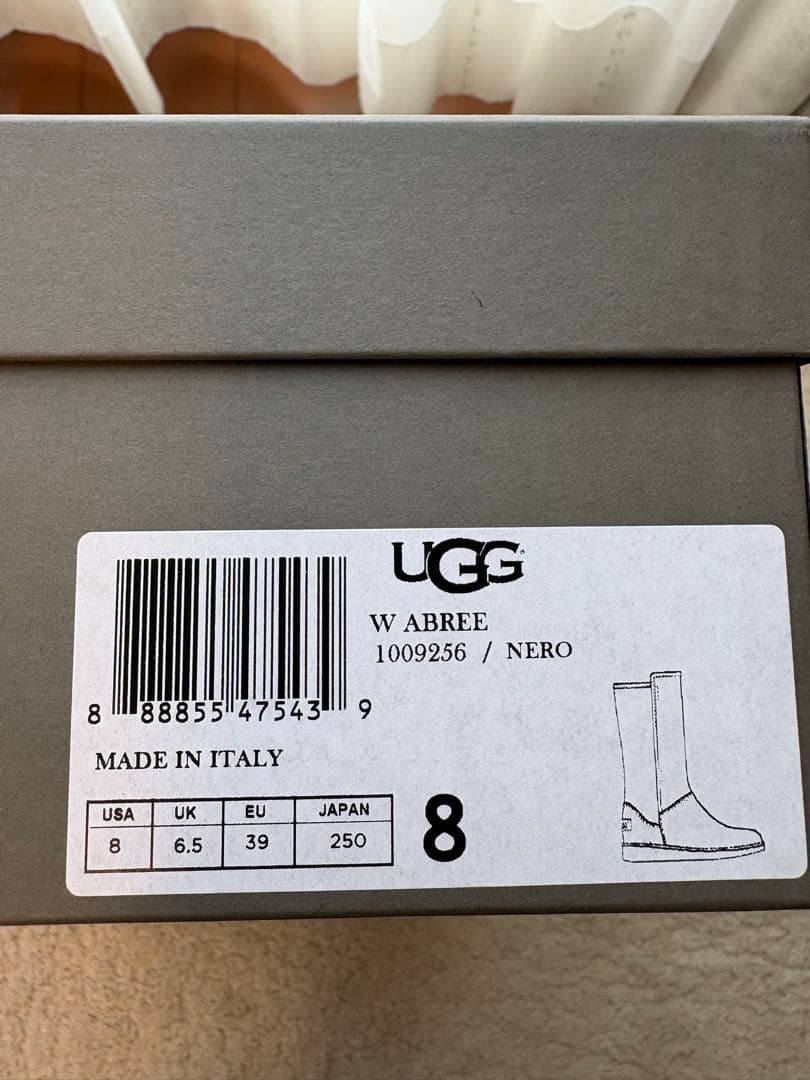 UGG ABREE ブラック　25cm