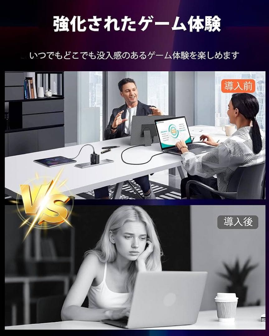 【NGTeco】N3 モバイルモニター 16インチ 1920×1200