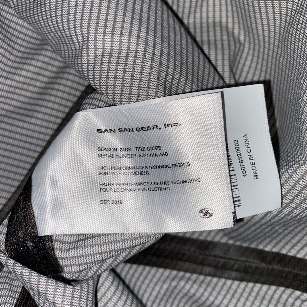 ジャケット・アウター SANSANGEAR WIND SHIELDED JACKET ICE GREY