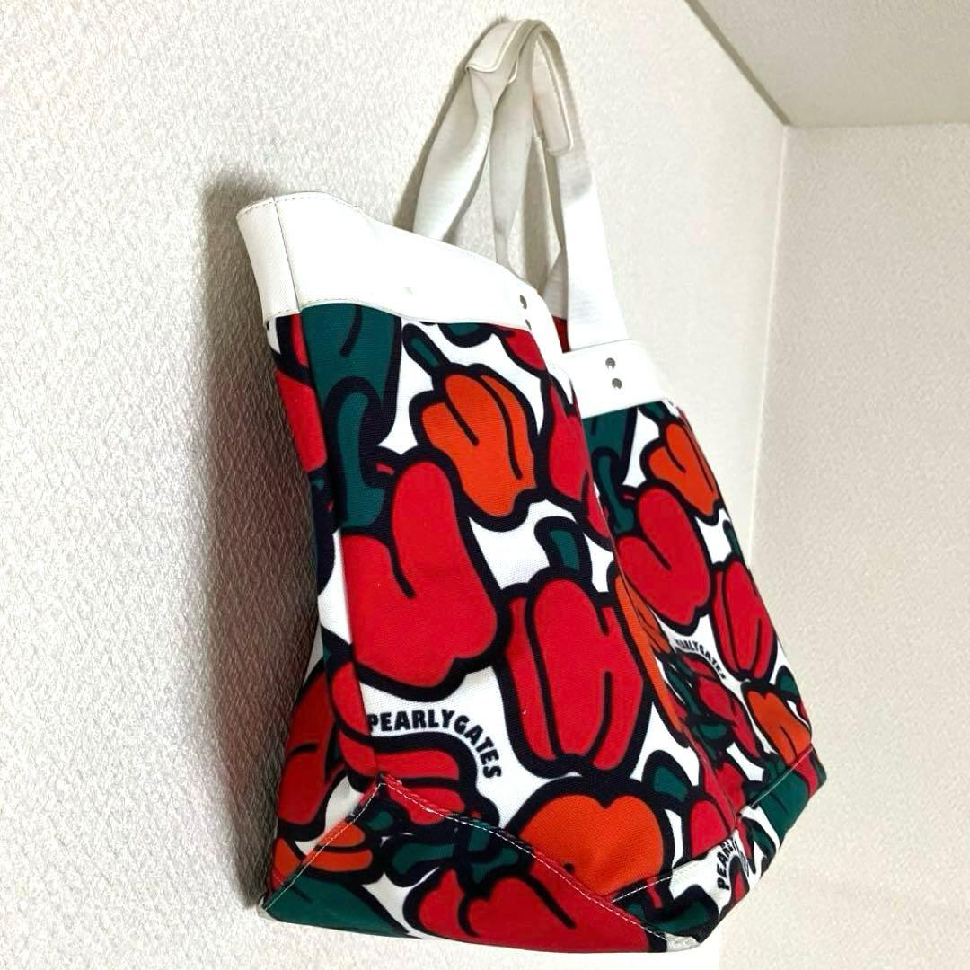 PEARLY GATES パプリカ柄BIGトートバッグ