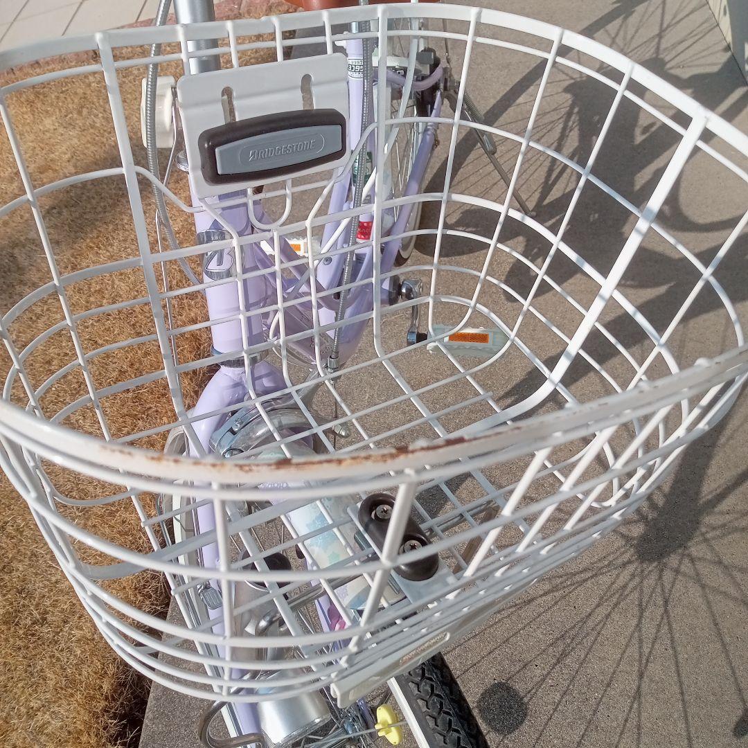 24インチ　ブリジストン　リコリーナ　ラベンダー　3段変速　引き取り限定品