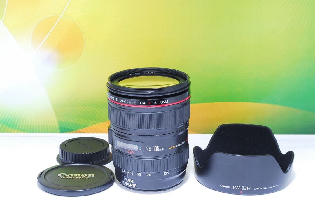 美品✨Canon EF 24-105mm F4 L IS USM 光学クリア