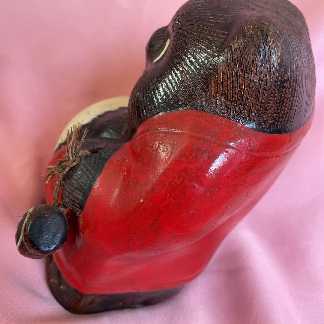 縁起物 信楽焼 赤いちゃんちゃんこ たぬき 八相縁喜 商売繁盛 家内安全 陶器