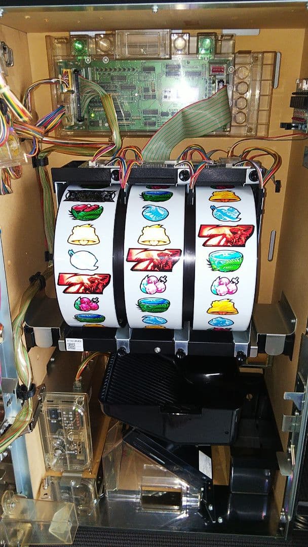 パチスロ実機 モンスターハンター 白ロム リールLED仕様