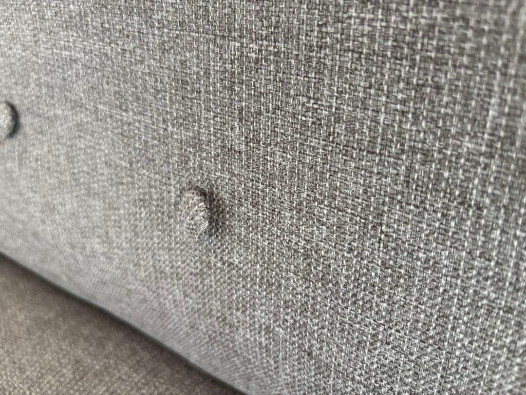 【値下げ】モダンデコ　3人掛けソファ　ヘザーグレー